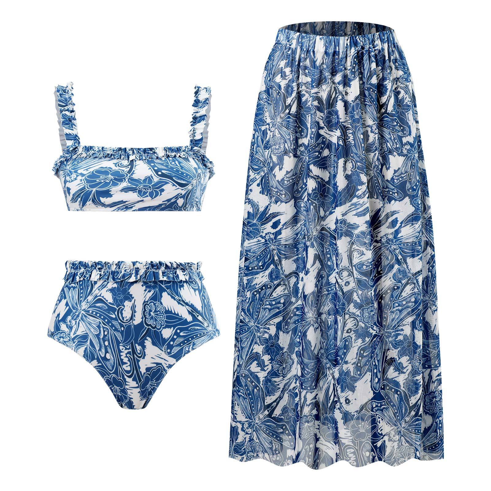 Yaara Bikini Set with Matching Cover Up Skirt